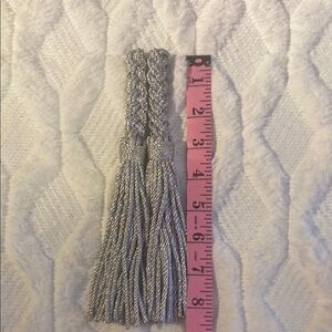 Silver Tassel Decor